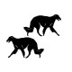 Silhouette Car Decal Stickers