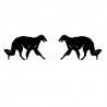 Silhouette Car Decal Stickers